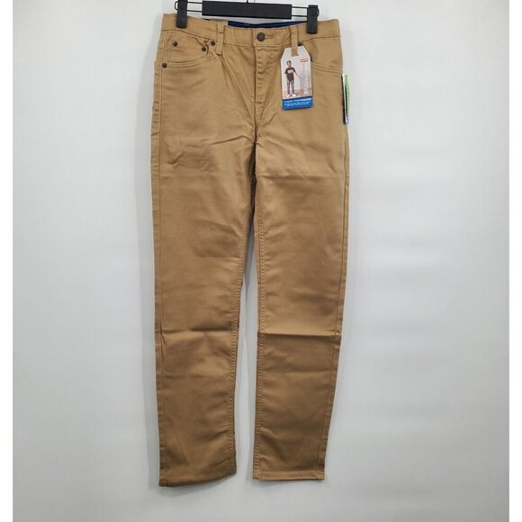Levi's 502 Regular Taper Stretch Jeans Denim Pants Boys Size 16 Reg NWT - Picture 1 of 16